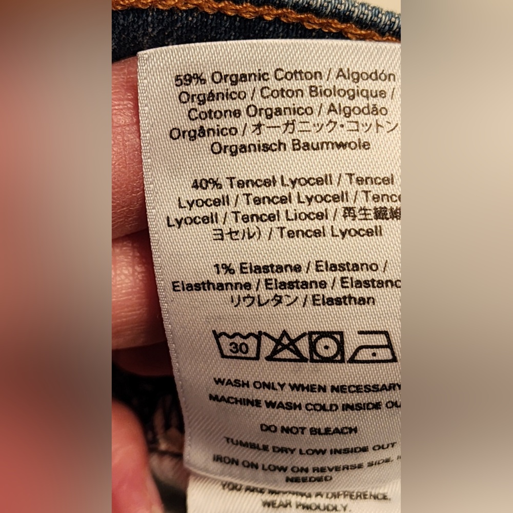 Outerknown Liberty Straight Women’s Blue S.E.A. Jeans Size 27 - Picture 15 of 15